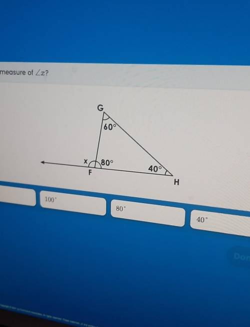 What is the measure of angle xplz help​