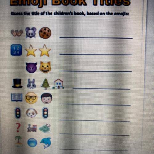 Figure out the emoji book title ! Please help me