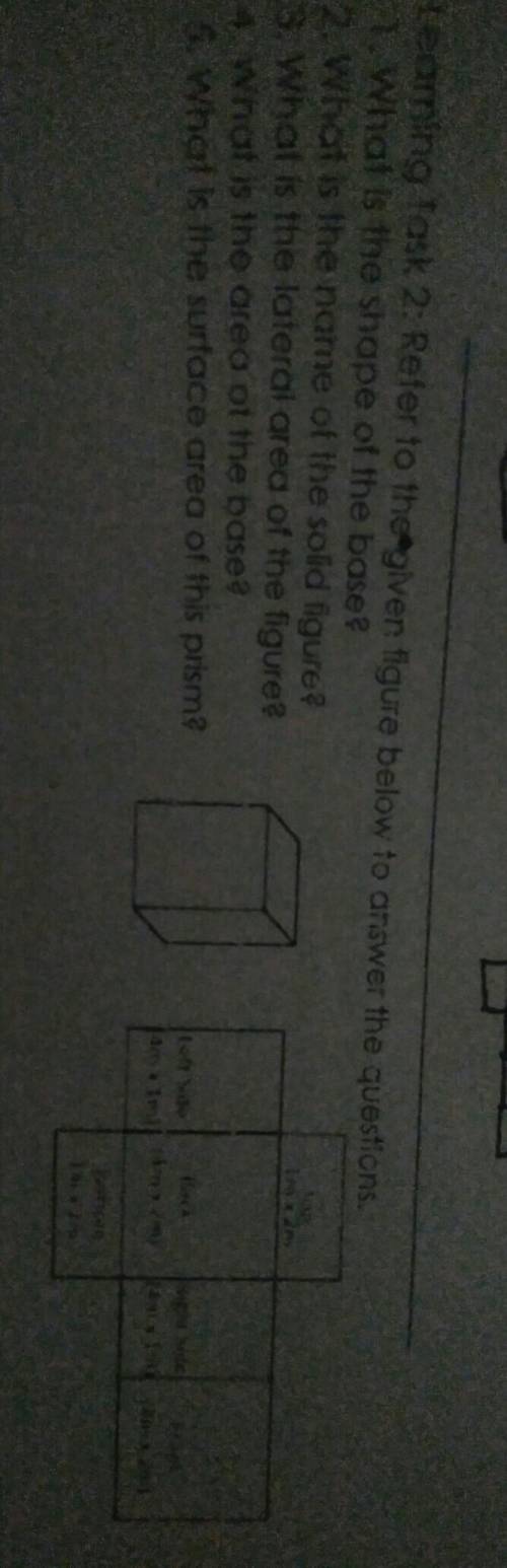 learning task 2: refer to the given figure below to answer the question. pls kailangn ko na po sana