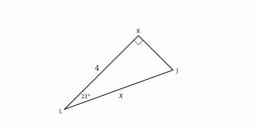 Solve for xx. Round to the nearest tenth, if necessary. ​