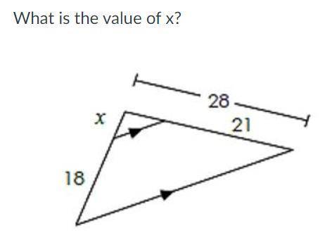 What is the value of X? (giving brainliest and thanks to all!)