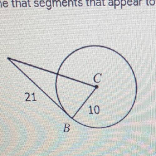 Assume that segments that appear to be tangent are tangent. Find AC. *