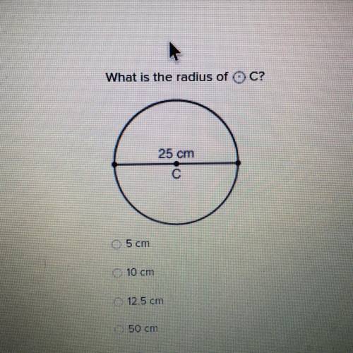 What is the radius of C?