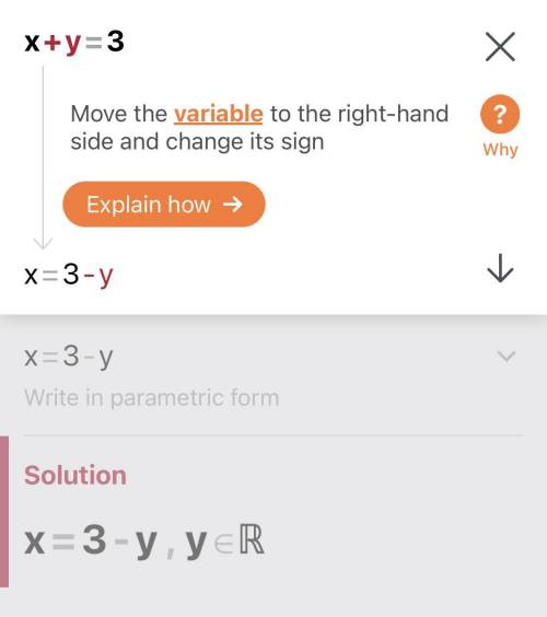 2x + 3y = 7 and x + y = 3? *