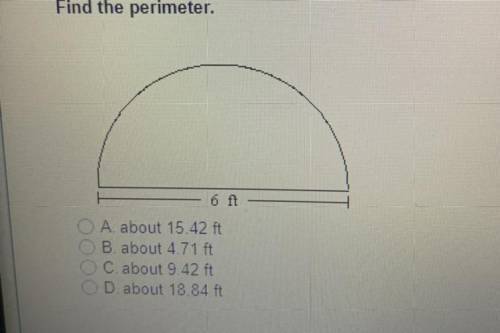 Question 14
Find the perimeter.