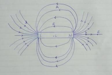 Figure 2. sketch of bar and magnetic field lines observations PLEASE HELPPPP ​