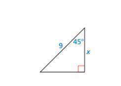 Find the value of x. Write your answer in simplest form.

x= 
Item 4
Find the value of x. Write yo