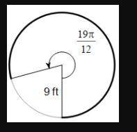 Find the length of the arc. Leave the answer in terms of π