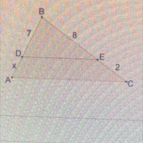 Solve for X answer as a decimal