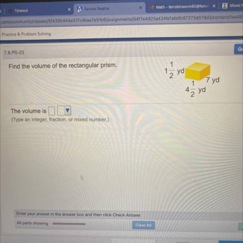 Find the volume of the rectangular prism
Due by 12:00 am!!