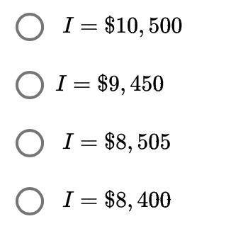 Kiara borrowed $21,000 at 5% interest to be paid back in 9 years. How much interest will she pay?