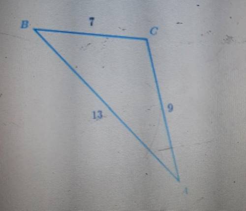 Use the Law of Cosines to find each measure. Round lengths to the nearest tenth and angle measures