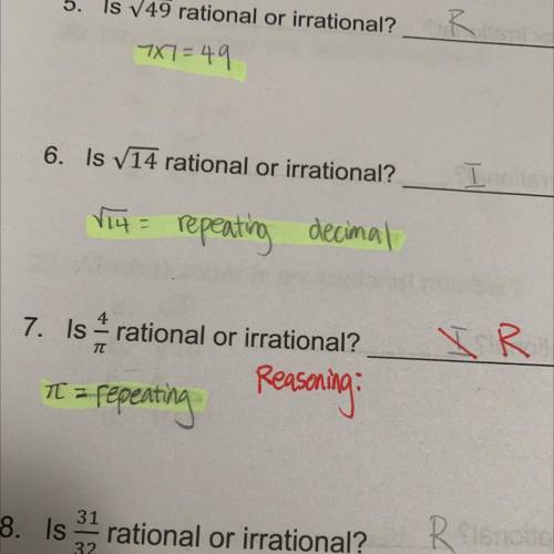 Is 4/pi rational or irrational?