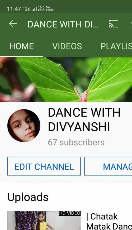 Pls subscribe my sister's channel it's a humble request channel name Dance with divyanshi ,subscrib