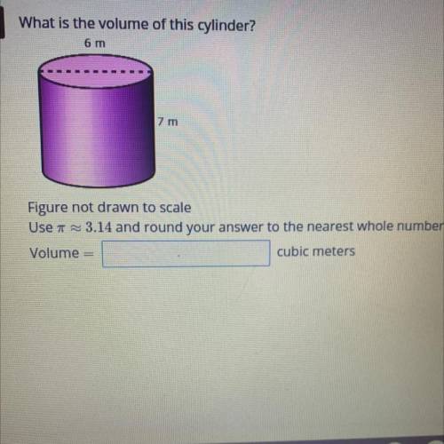 What is the volume of this cylinder?
??