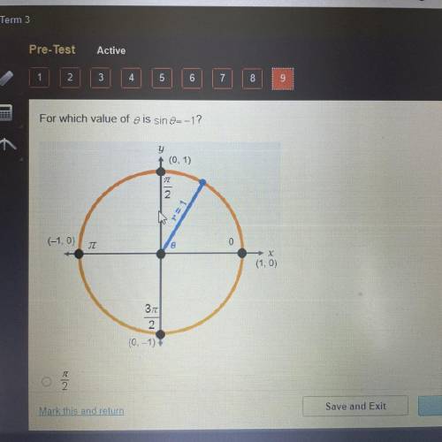 Options 
pi/2
pi
3pi/2
2pi