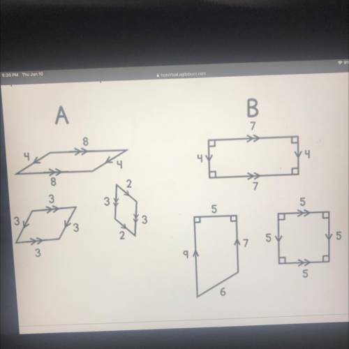 5. (16.03 MC)
Explain how the shapes shown have been sorted.
(4 points)