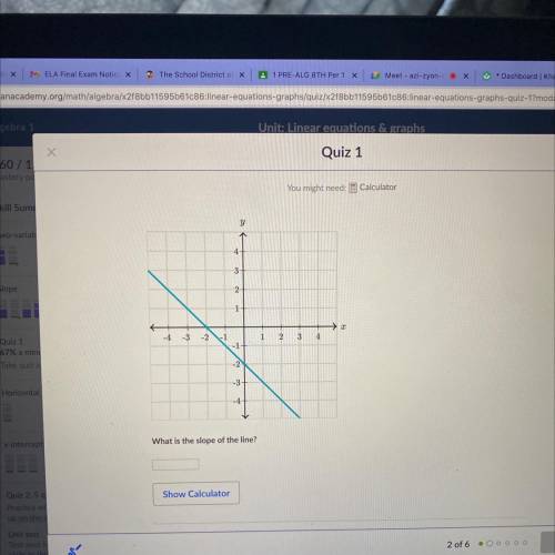 Y

.
4
3
2
1-
2
-4
-3
-2
-1
1
2
3
4
-1
-2
-3
-4
What is the slope of the line?