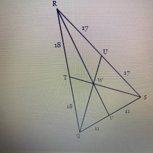 If WV=11, find RV. 
Please help me with.