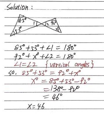 What is the value of x?