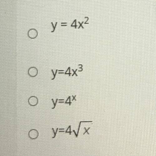 Which function has the greatest average rate of change on the interval (1,5)?

A. y = 4x^2
B. y =