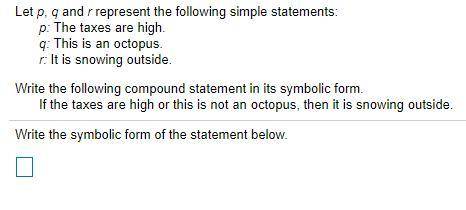 Symbolic question help.