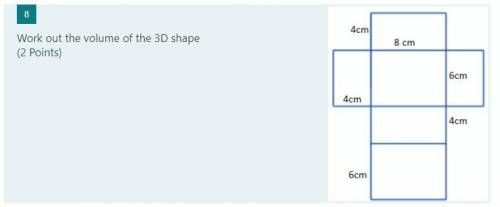 Work out the volume of the shape (With Explanation)