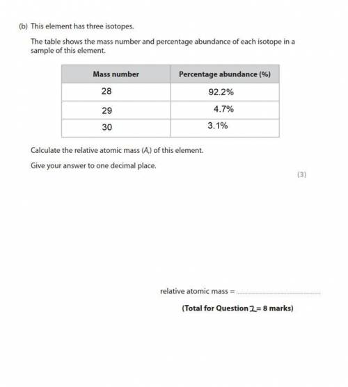 HELP NEEDED CHEMISTRY QUESTION