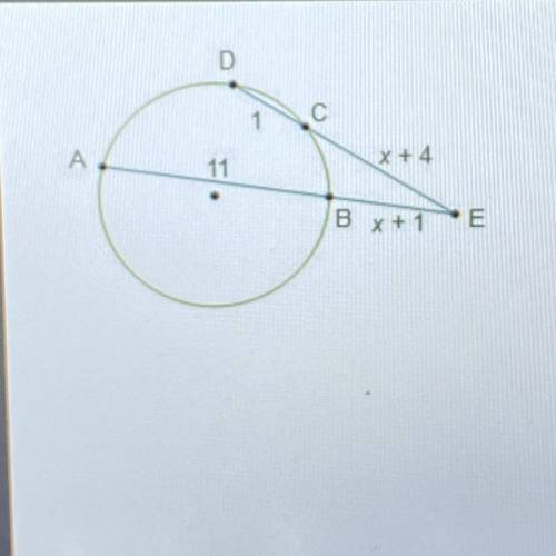 Quick, What is the value of x?
A. 2
B. 3
C. 6
D. 7