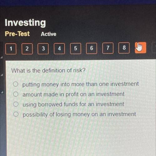 What is the definition of risk ?