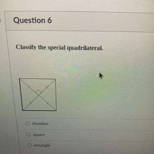 Classify the special quadrilateral.