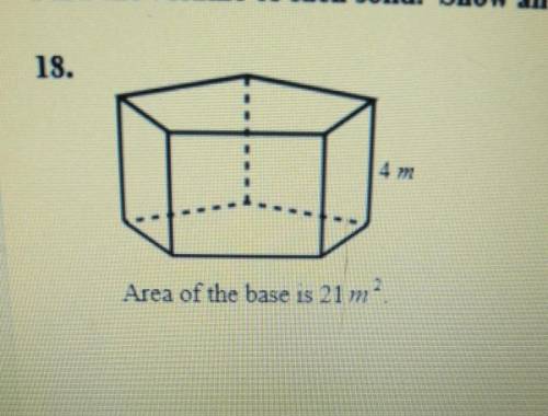 Find the volume of the solid. PLEASE HURRY ASAP​