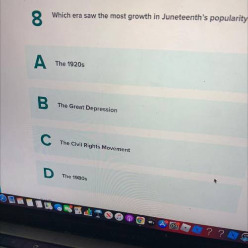 Which era saw the most growth in Juneteenth,s popularity