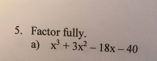 How do I factor this equation?
