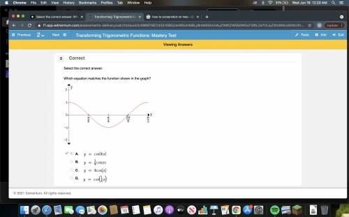 Which equation matches the function shown in the graph?