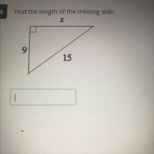 Find the length of the missing