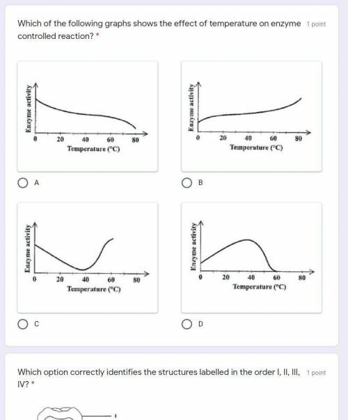 Biology question on enzymes​