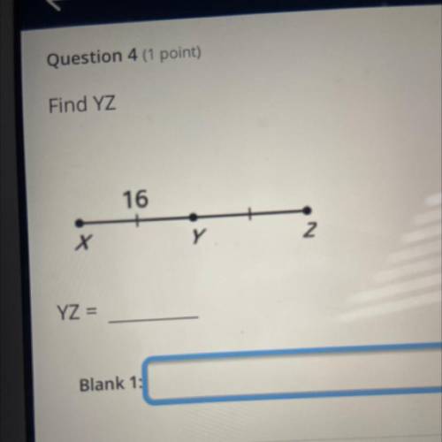 How do I find YZ? On the line segment