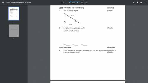 This is for trig, please look at the photo.