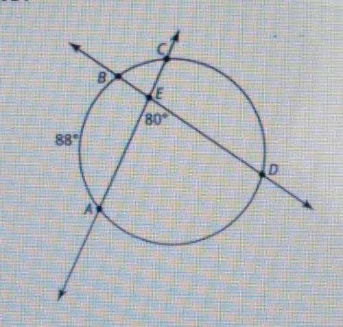 Determine the measure of CD (arc) from the diagram below.Help me pls ​