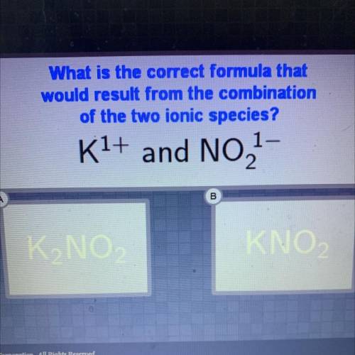 What is the correct formula