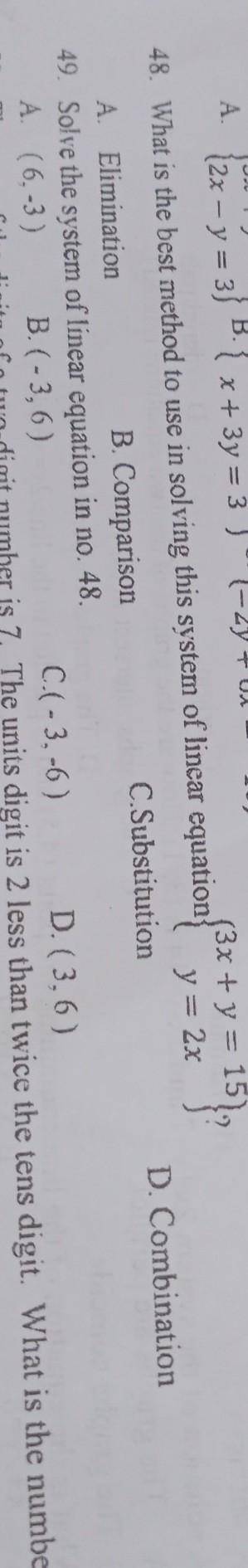 Please help im desperate no. 48 and 49​