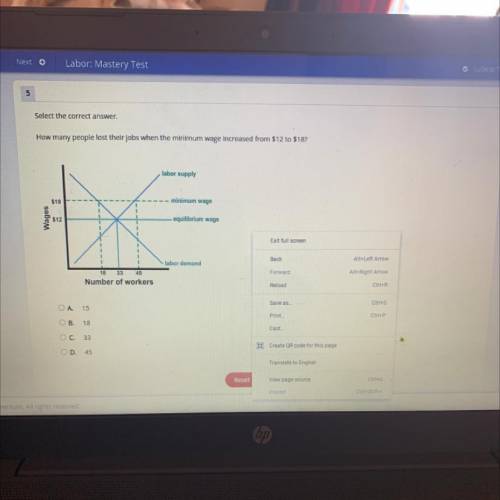 5

Select the correct answer
How many people lost their jobs when the minimum wage increased from