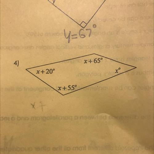 #4. Find the missing angle measures