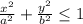 \frac{x^{2} }{a^{2} } +\frac{y^{2} }{b^{2} } \leq 1