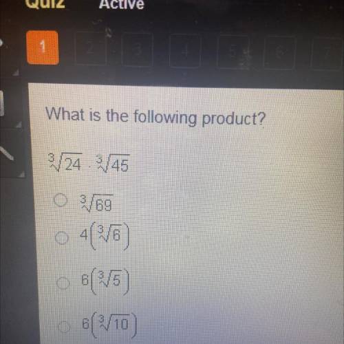 What is the following product?
3/24 • 3/45