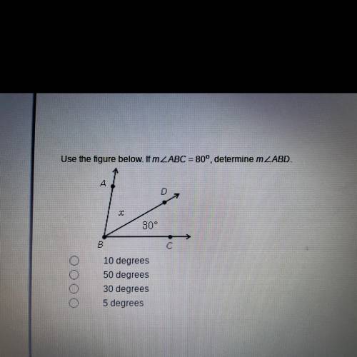 Use the figure below, If m