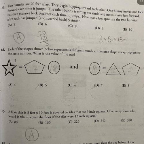 Please help me on this question, ignore the pencil marks.

The answer choices are 
A. 4
B. 5
C. 6