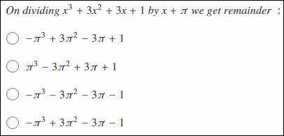 What do we get on dividing the given terms