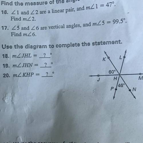 10 points 16-20 please answer correctly and hurry please